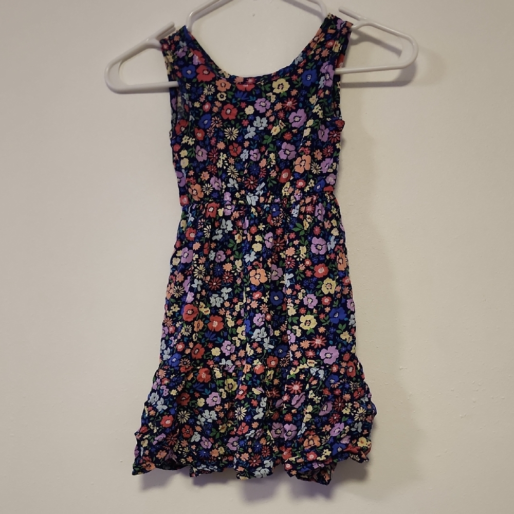 Blue Sleeveless Sheath Dress Scoop Neck Casual